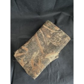 Vanish by Allen Camo Burlap Net 3.6x1.4 m - Angle View Showing Burlap Fabric Texture