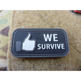 Нашивка JTG на липучке ПВХ "We Survive"