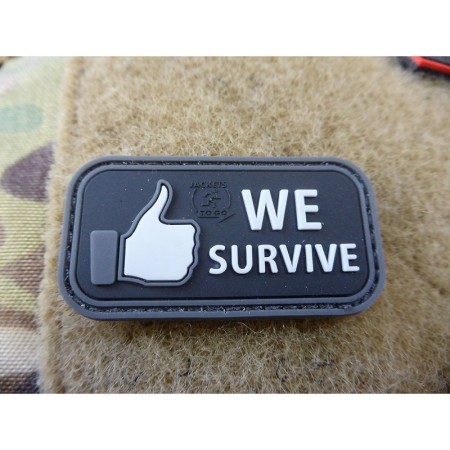 Нашивка JTG на липучке ПВХ "We Survive"
