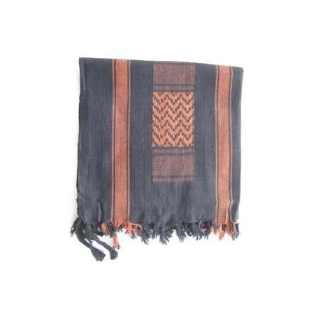 Shemagh (шарф), черный / коричневый