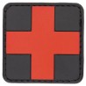 Velcro sign, "First Aid" 3D, black/red