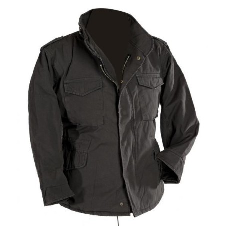 US Style M65 Vintage Field Jacket with liner, black