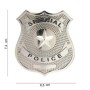 Нагрудный знак "Special police" серебро