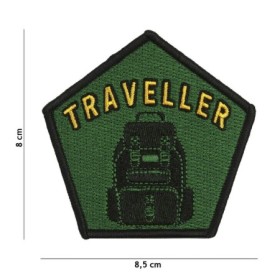 Текстильная нашивка на липучке Traveller