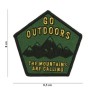 Текстильная нашивка на липучке Go outdoors