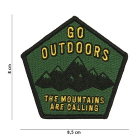 Текстильная нашивка на липучке Go outdoors