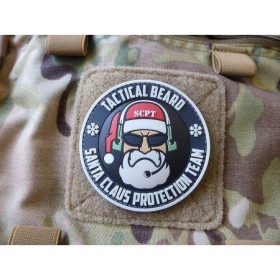 Нашивка ПВХ на липучке "Santa Claus Protection Team"