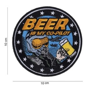Нашивка Fostex Textile "Beer is my Co-pilot"
