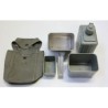 Serbian mess kit with cover, green