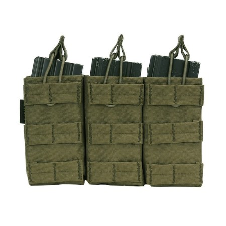101inch Kolmene lahtine M4/M16 salvetasku oliivroheline