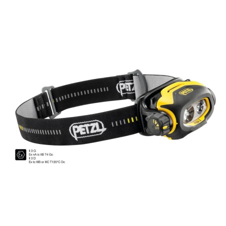Petzl Pixa 3 headlamp, black/yellow