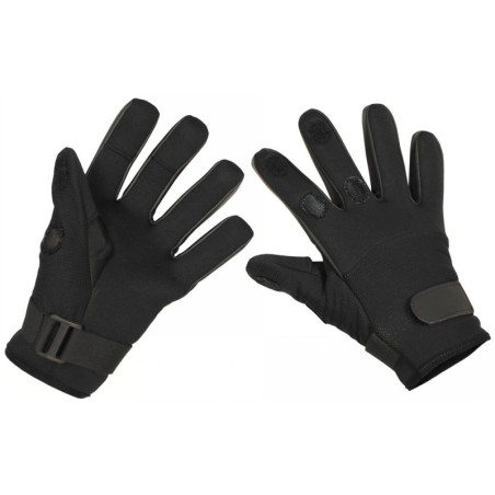 Gloves "Mesh", neoprene, black 