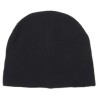 Knitted Hat, "BEANIE", Acryl, black, short 