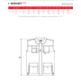  Рабочий жилет Rimeck Woody sizes