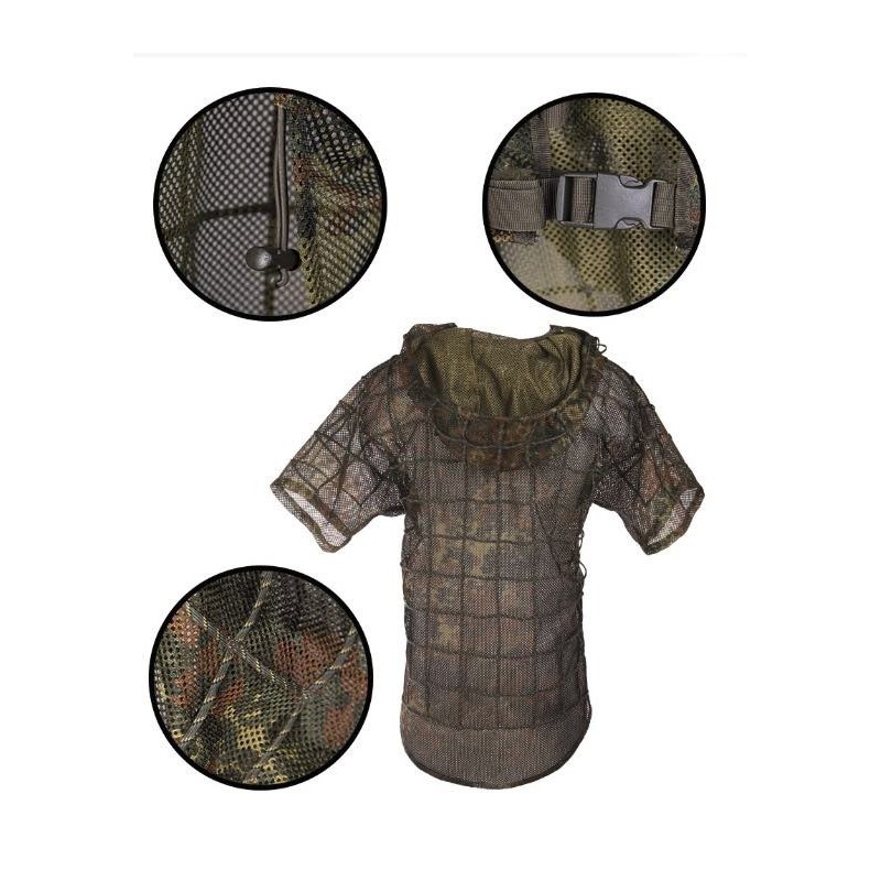 Purchase the Mil-Tec Ghillie Sniper Cape flecktarn by ASMC