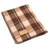 Шерстяное одеяло AB, 225 х 150 см, клетчатый коричневый