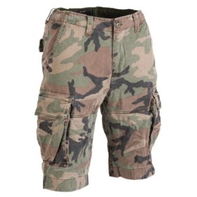 Mil-tec Lühikesed püksid Vintage prewash woodland