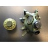 Romanian Gas mask with bag and filter, green