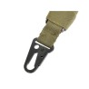 Tactical double shoulder sling for rifle, od green