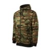Malfini Camouflage hoodie, camo brown
