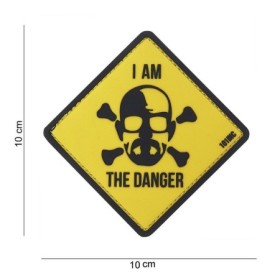 Нашивка ПВХ на липучке "I am the danger"