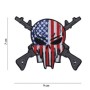 Нашивка текстильная Punisher weapons USA
