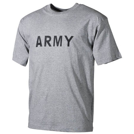 T-Shirt, "ARMY", grey