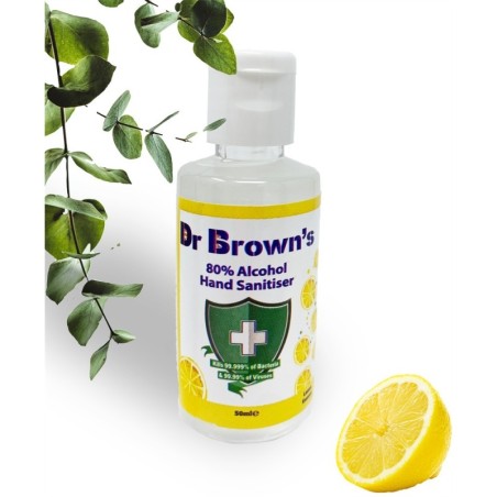 BCB Dr. Brown средство для дезинфекции рук 50мл, лимон