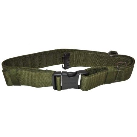 Danish army webbing belt, olive green