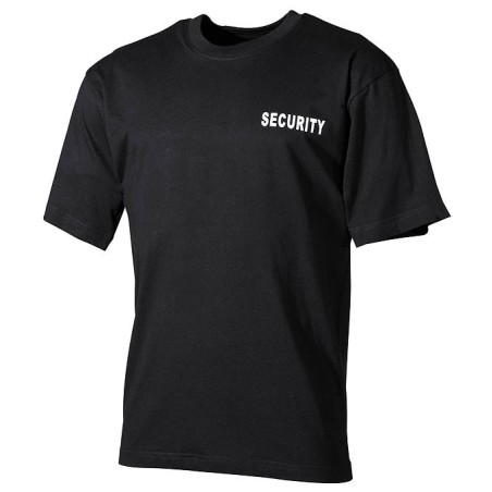 T-Shirt, Security, black