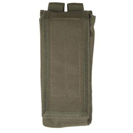 Tactical single-width AK-47 magazine pouch olive green