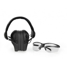 RealHunter ACTiVE Pro Set - Complete Package View with Headphones, Glasses, and Cable