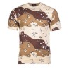 Mil-tec Camo t-shirt, 6-colour desert camo