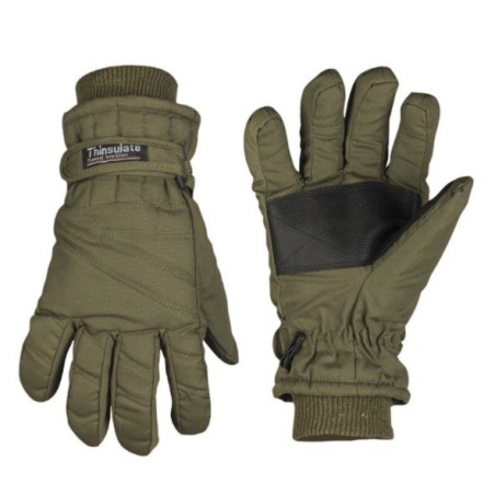 Thinsulate winter gloves, od green
