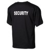 T-Shirt, Security, black