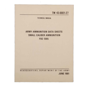 Техническое руководство по боеприпасам малого калибра армии США 06/1981