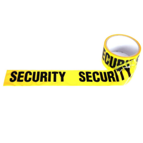 Желтая оградительная лента «Security»
