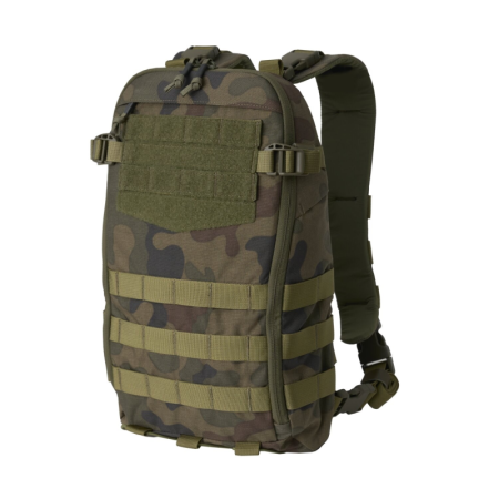 Studio product shot displaying the Polish Woodland (PL Woodland / wz.93) camouflage variant on a neutral background.