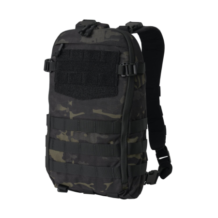 Studio product shot of the Multicam Black variant on a neutral background, highlighting the dark tactical pattern.