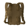 Rear detail shot focusing on the back panel, mounting interface, and shoulder/vest attachment straps.