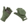 MFH Трикотажные перчатки / варежки из тинсулейта, оливково-зеленые