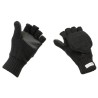 MFH Knitted Thinsulate gloves/mittens, black