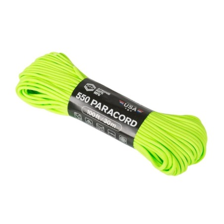 Atwood Rope MFG™ Paracord 550, 30m, neon green