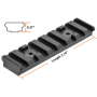  Leapers UTG PRO m-lok 8-slot rail section 1