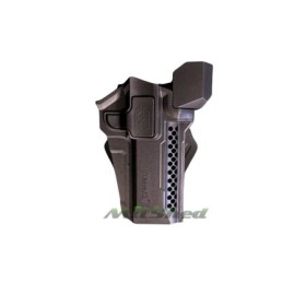 Amomax kabuur Beretta 92 sihikuga püstolitele must parem