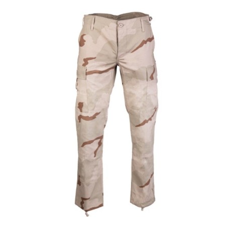 US BDU Field pants "Slim fit", Ripstop, 3-col. desert camo