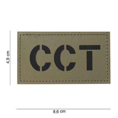 Нашивка ПВХ на липучке "CCT"