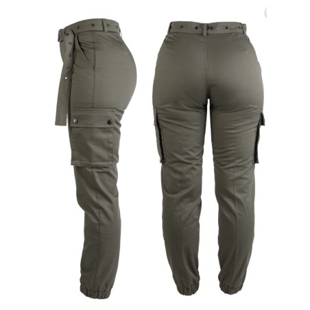 Buy Women Cargo Pants Casual High WaistStraight Leg Pant Loose Outdoor Army  Combat Trousers with Pocket Online at desertcartINDIA