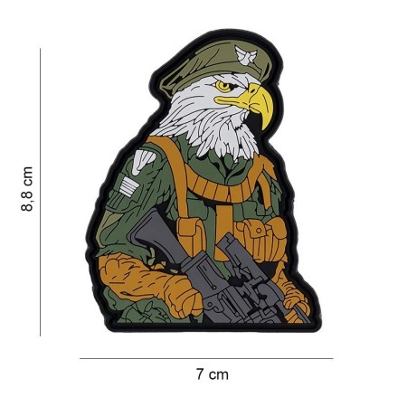 101 INC Нашивка на липучке из ПВХ
