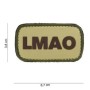 Нашивка ПВХ на липучке "LMAO"